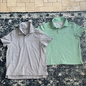 Vineyard Vines Kids Short-Sleeve Polo Shirt Lot Two Size Small